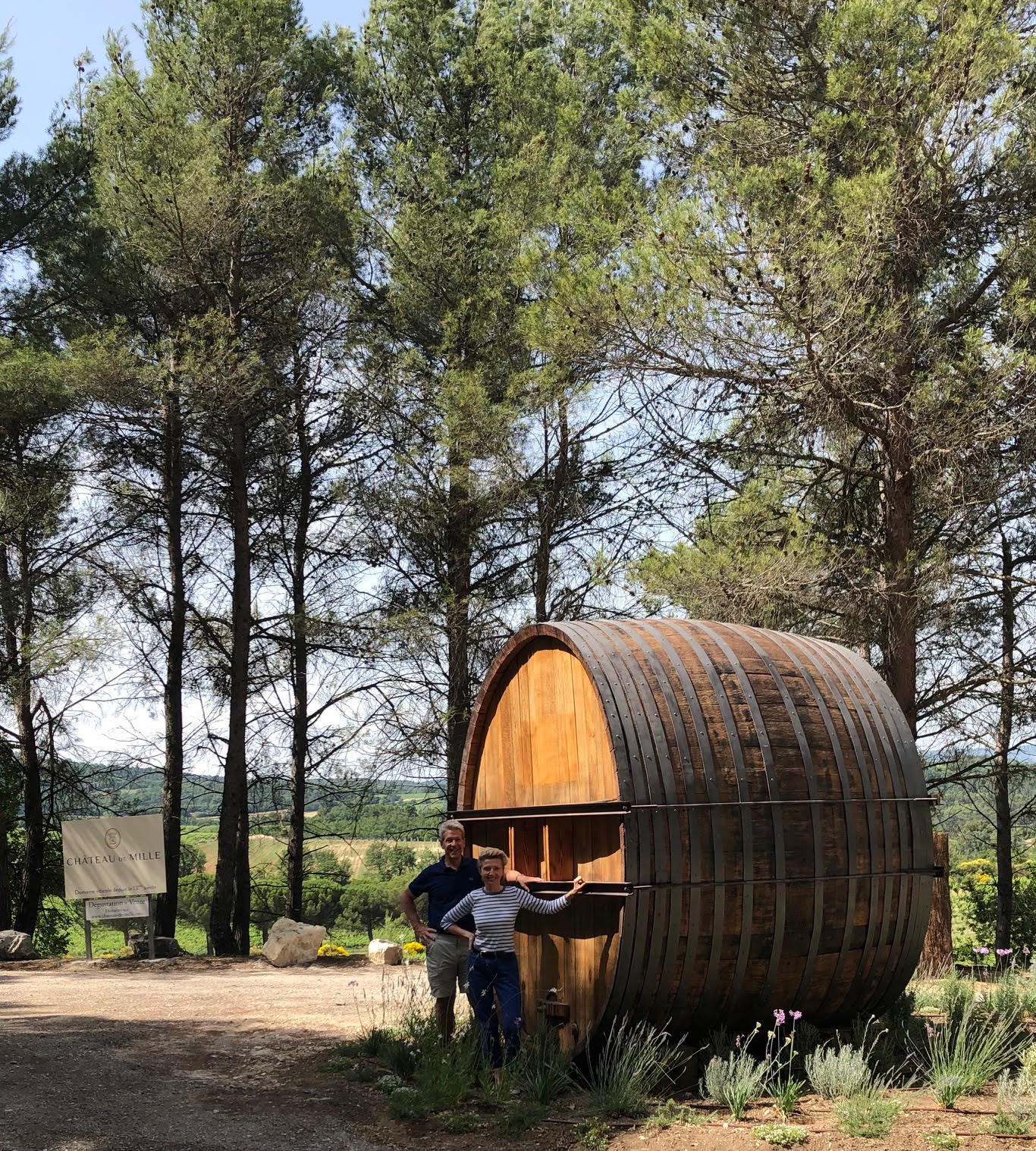 Entrée Bienvenue au Chateau de Mille